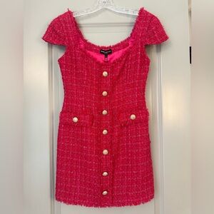 NWT Generation Love hot pink tweed dress